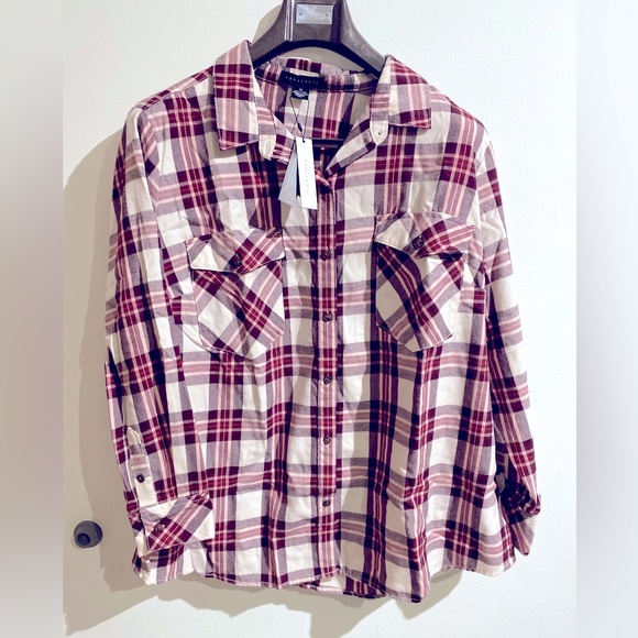 Sanctuary 2X Boyfriend Signature Shirt & oversized Fit - Picture 6 of 15